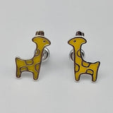 Giraffe stud earrings